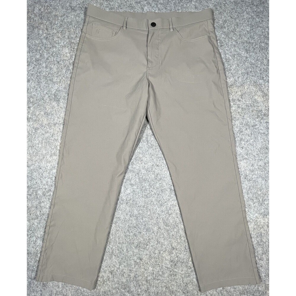 Greyson Pants Men’s 36x32 Grey Stretch Golf Casual Athletic Lightweight